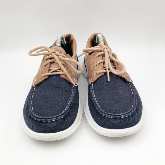 SKECHERS Go Walk Lite Boat Shoes Navy Blue Slip On Womens 8.5 - Picture 2 of 9